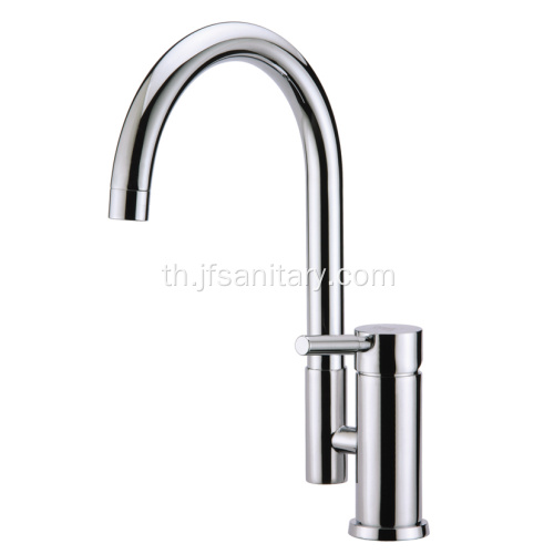 ก๊อกน้ำ Brass Kitchen Faucet พร้อมที่จับเดียว